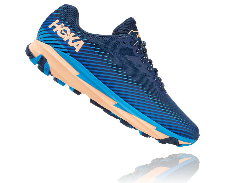 Hoka One One Trailsko Dame - Torrent 2 - Blå - 407695VLQ